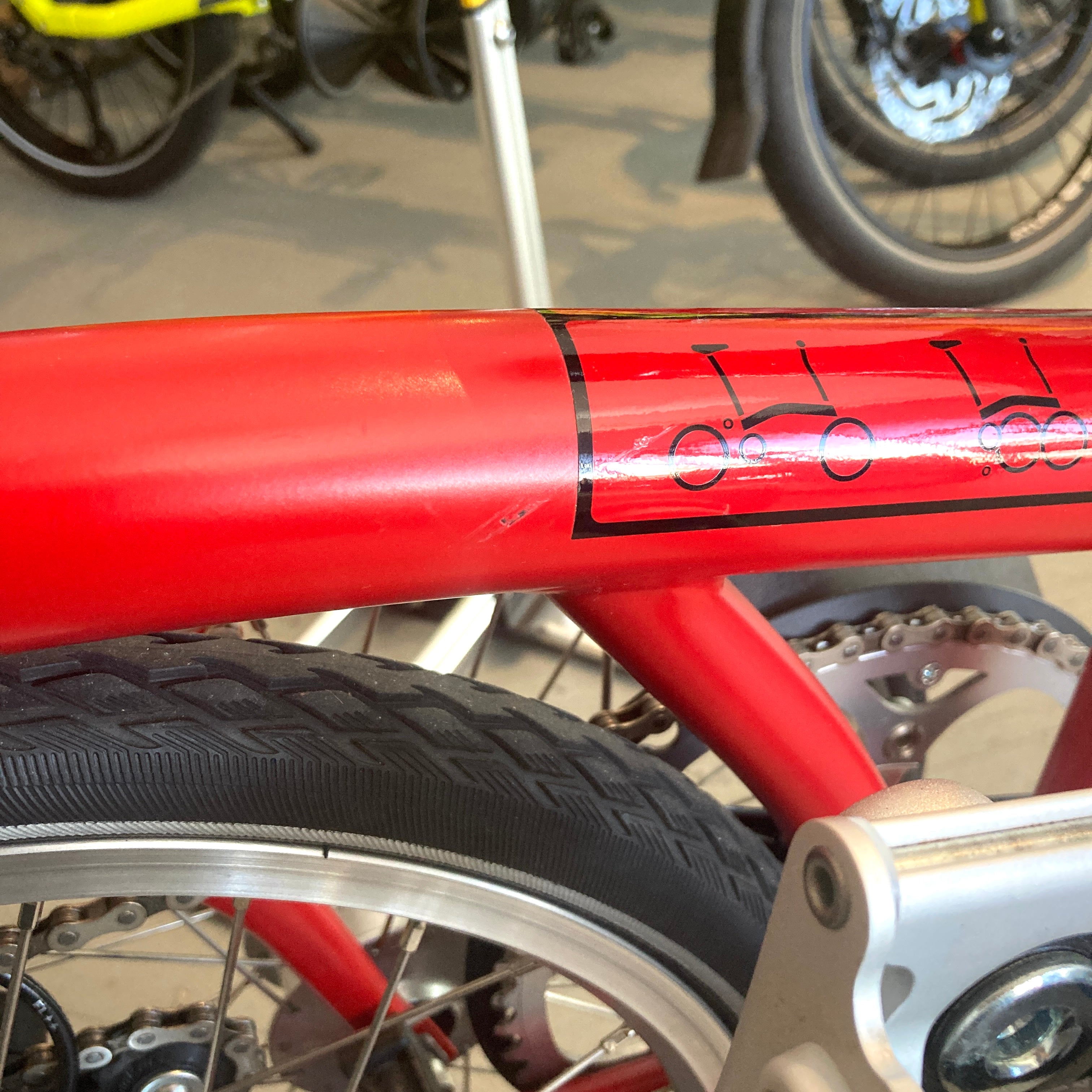 2014 USED M3R Red Brompton