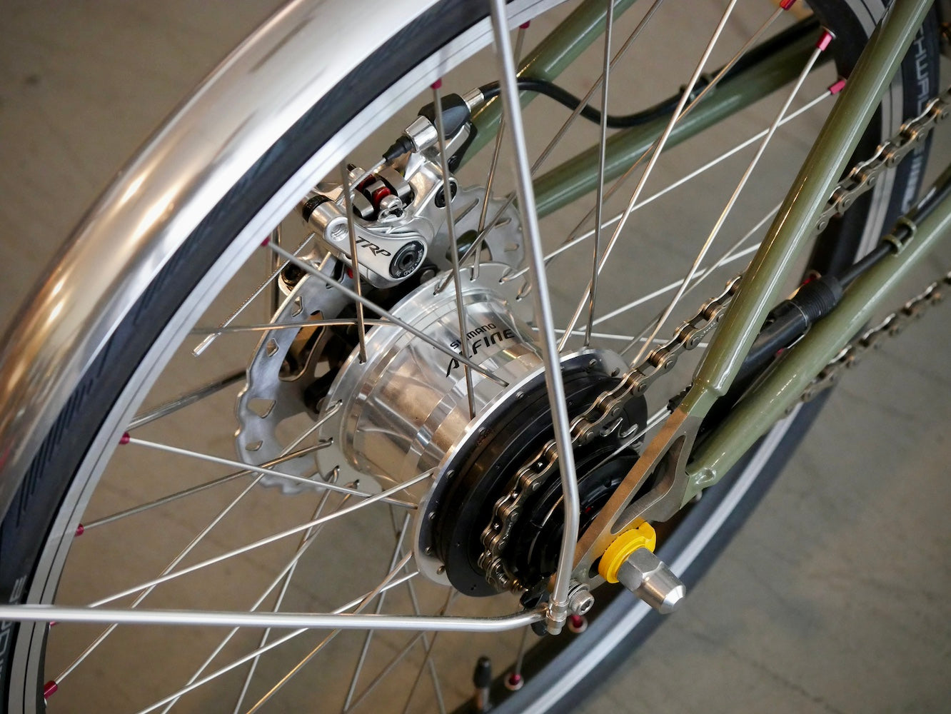 Moulton SST Alfine 11 Ash Green