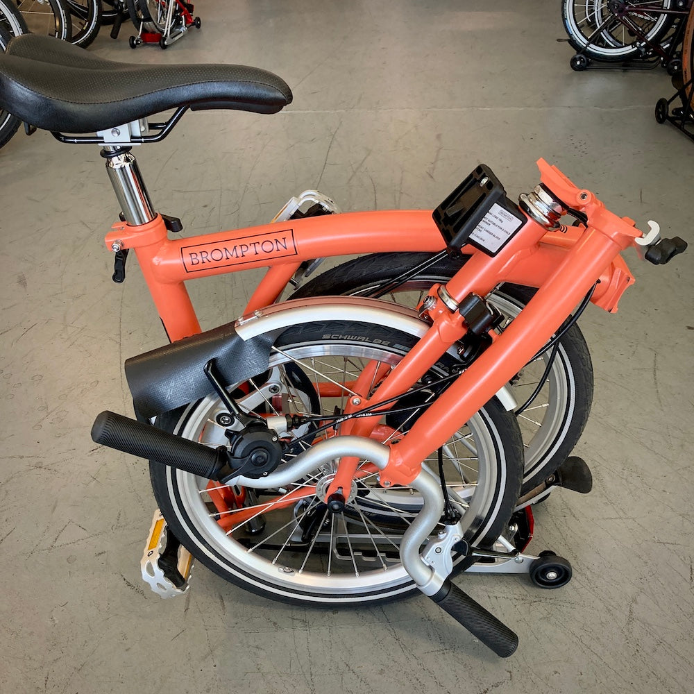 DEMO Brompton C Line Utility Mid Bar - Fire Coral