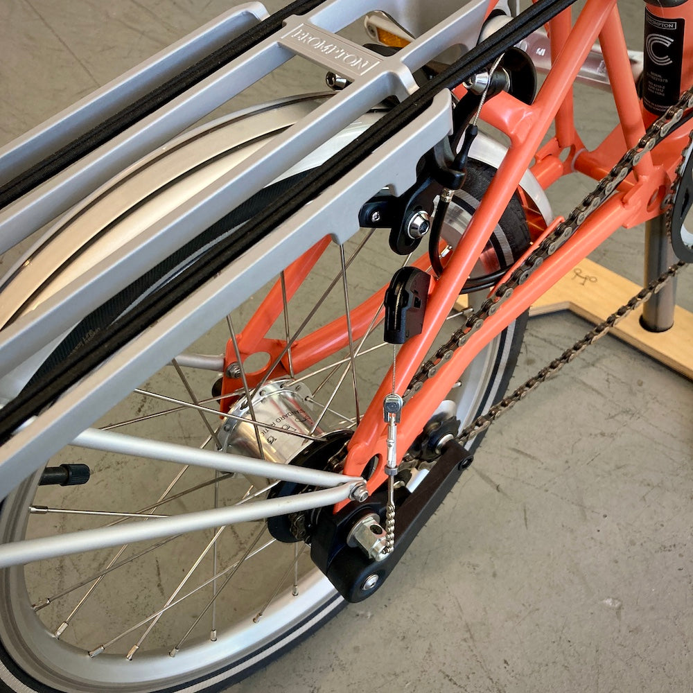 DEMO Brompton C Line Utility Mid Bar - Fire Coral