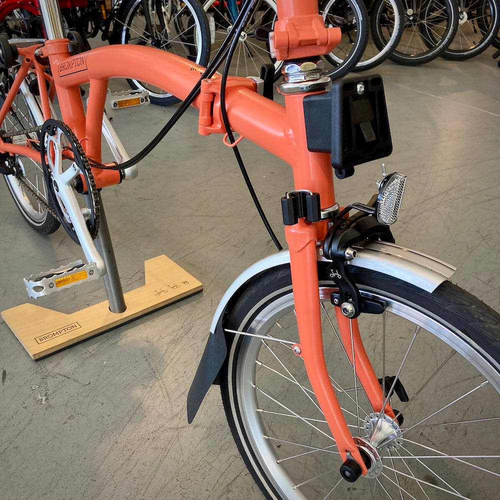 DEMO Brompton C Line Utility Mid Bar - Fire Coral