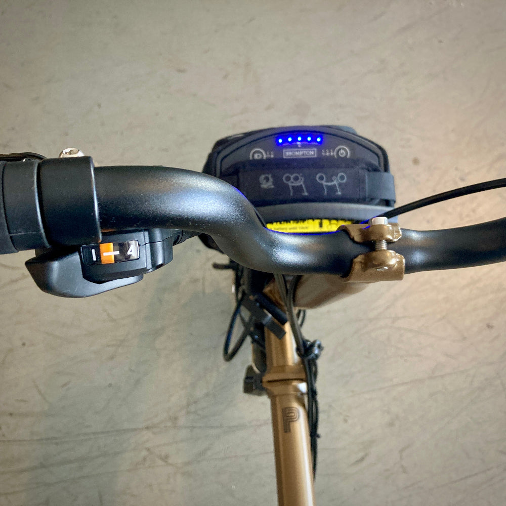 USED - 2024 Brompton P Line ELECTRIC Bronze Sky