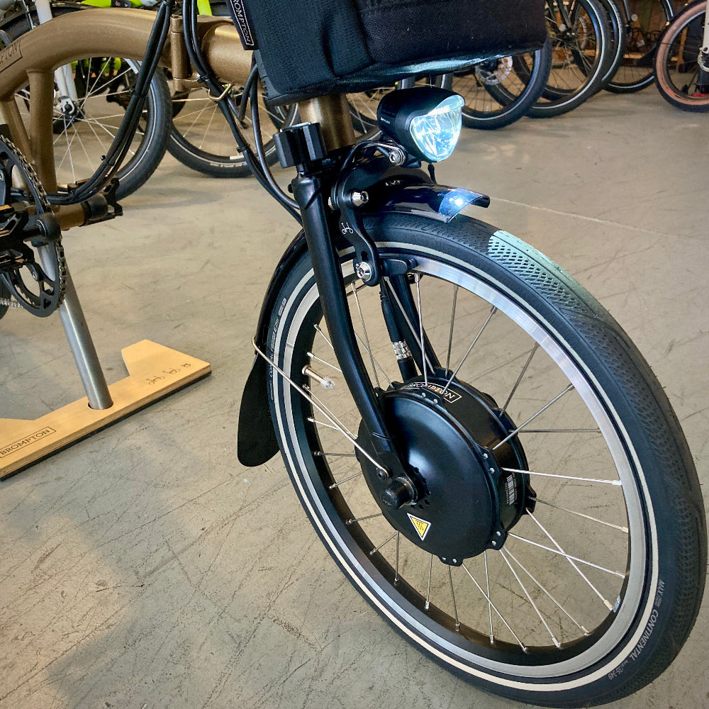 USED - 2024 Brompton P Line ELECTRIC Bronze Sky