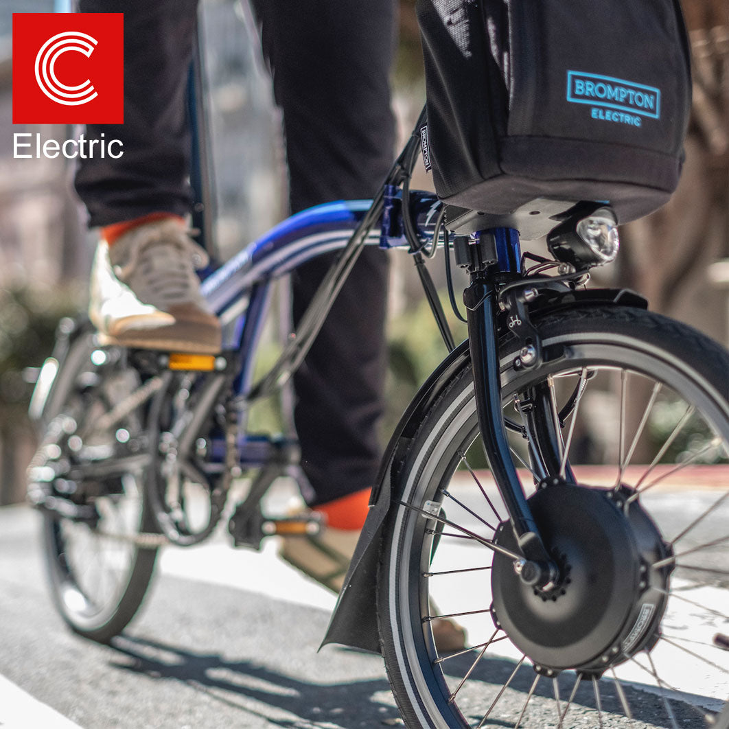 Brompton ELECTRIC C Line Folding Bicycle